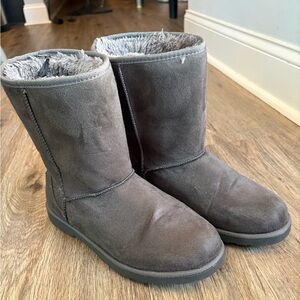 Cozy Gray Winter Boots